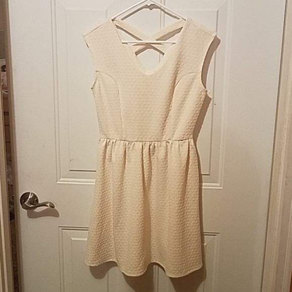 No Boundaries Dresses & Skirts - No Boundaries medium cream colored dress